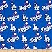 Fabric Traditions MLB Cotton Broadcloth Los Angeles Dodgers Blue/White Fabric by The Yard
