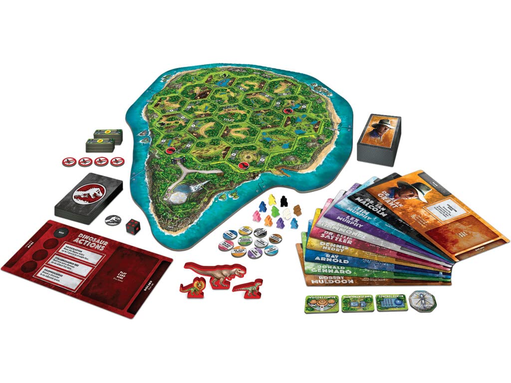 Ravensburger - Jurassic Park Danger| Juegos De Mesa Adulto | Juego De Mesa para Niños A Partir De 10 Años | 2-5 Jugadores | Regalos Originales Niños
