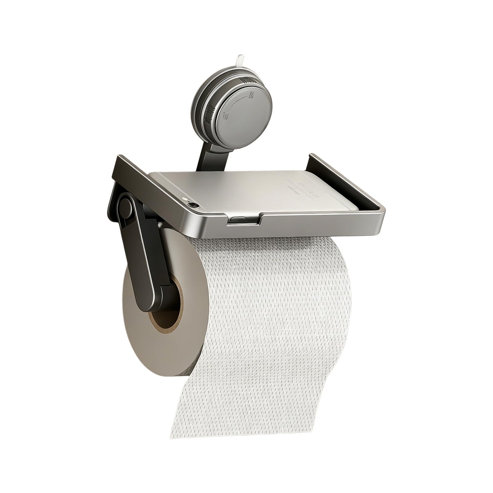 Wall Mounted Paper Towel Rack Holder with Suction Cups Toilet Roll Papers Storage Rack for Wet Environments Roll Towel