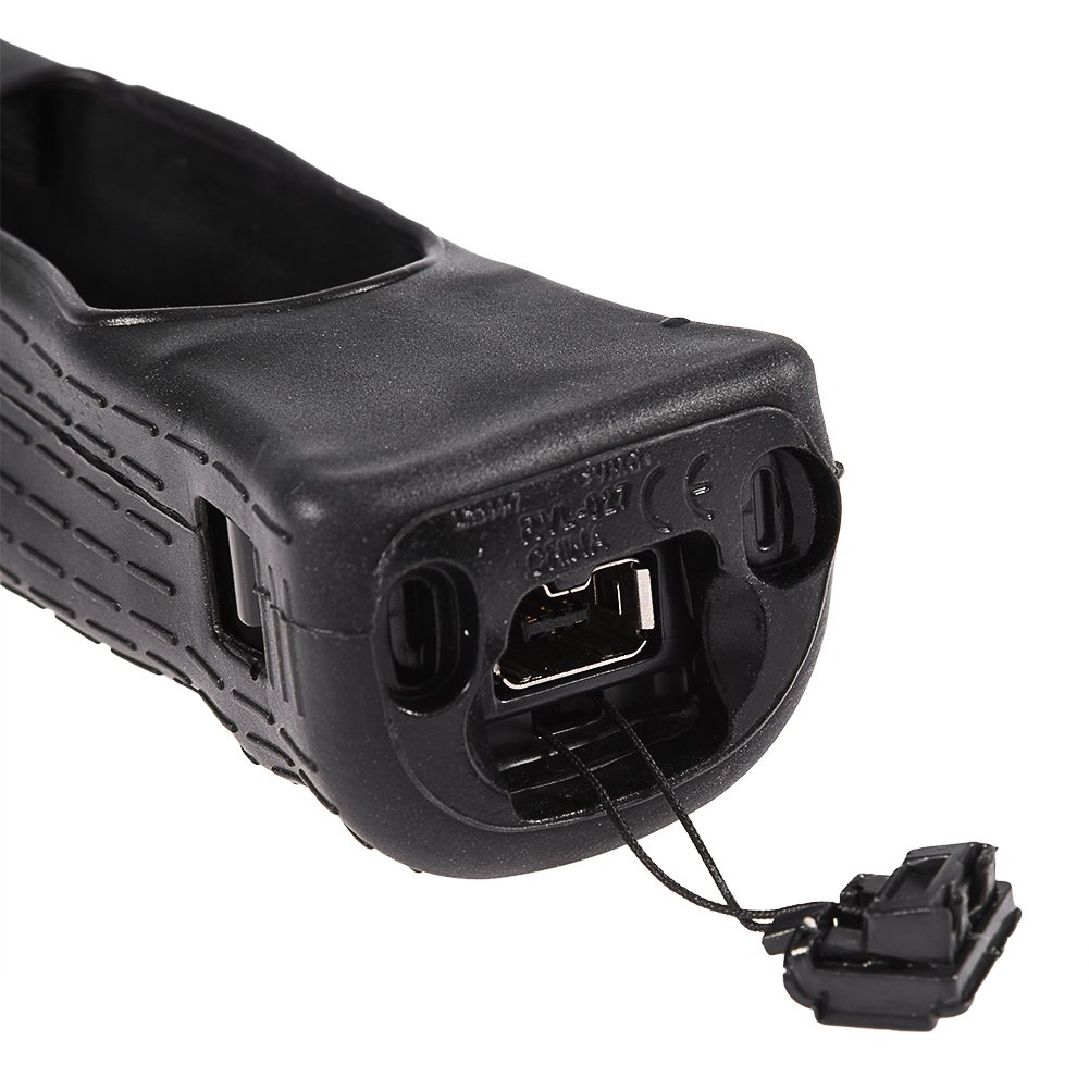Zerone Motion Plus Adattatore Accessorio per Telecomando con Cover in Silicone per Remote Controller(Nero)