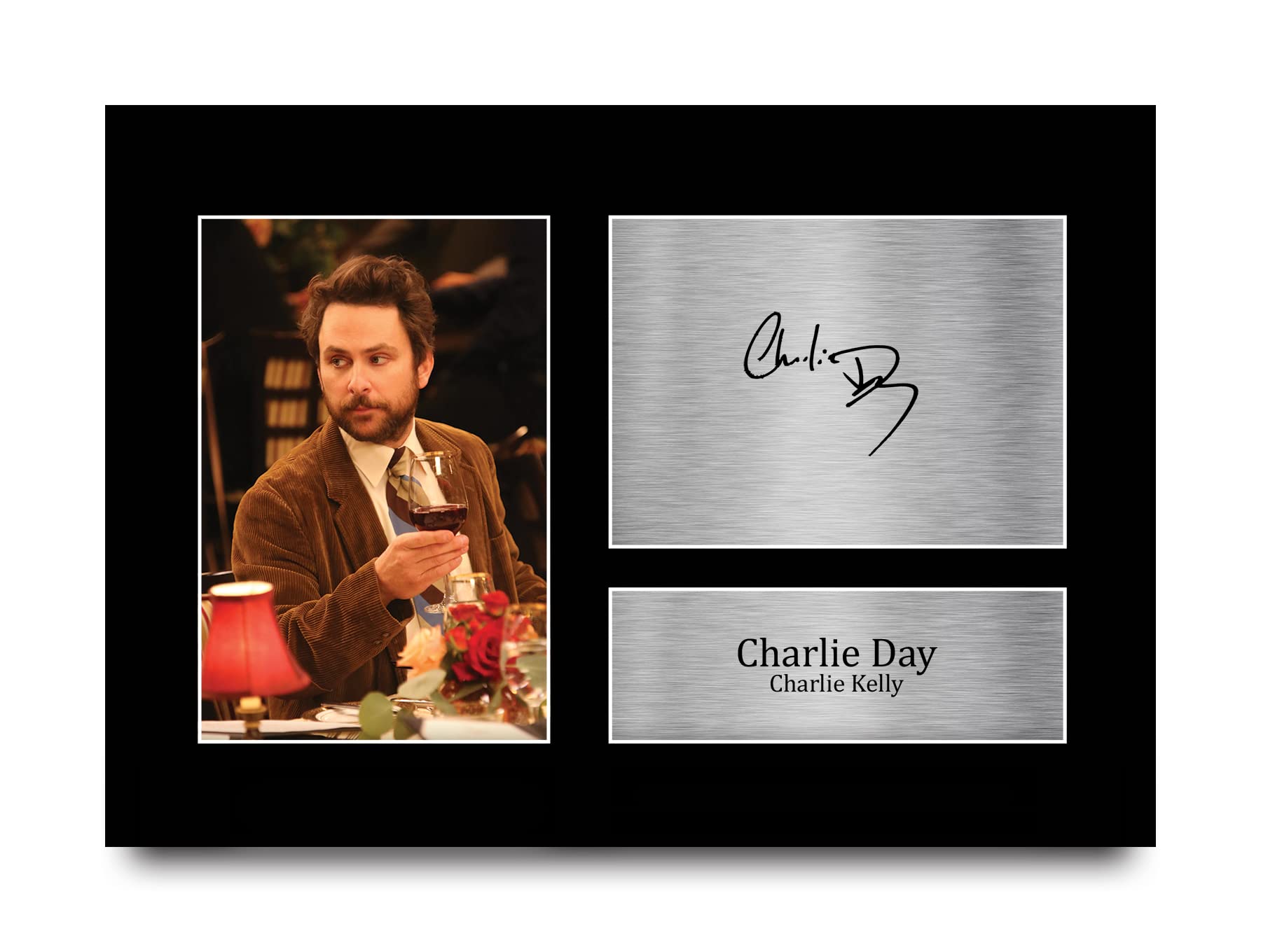 HWC Trading A4 Charlie Day Always Sunny in Philadelphia Gifts Printed Signed Autograph Picture for TV Show Fans