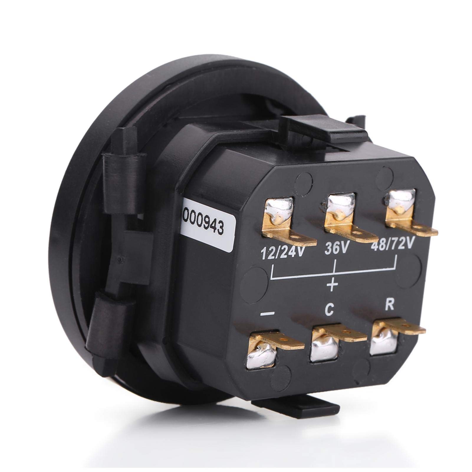 Cyfrowy wskaźnik baterii LED z licznikiem godzin Pasuje do wózka golfowego 12 V/24 V/36 V/48 V/72 V