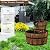 S AFSTAR 2-Tier Barrel Water Fountain Outdoor, Rustic Cascade Water Fountains with Hand Pump & Adjustable Water Flow, Freestanding Fountains for Garden Patio Backyard Porch Decor