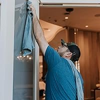 Vista 2 de XERO Toallas Quirúrgicas Recicladas - Paños de Limpieza Ecológicos para Limpiadores de Ventanas Profesionales, Detallado del Hogar y Automóviles