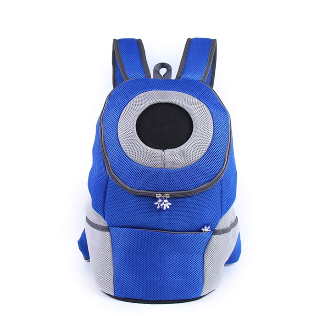Sac à dos respirant petit chien bleu idéal pour randonnée et balade en ville
