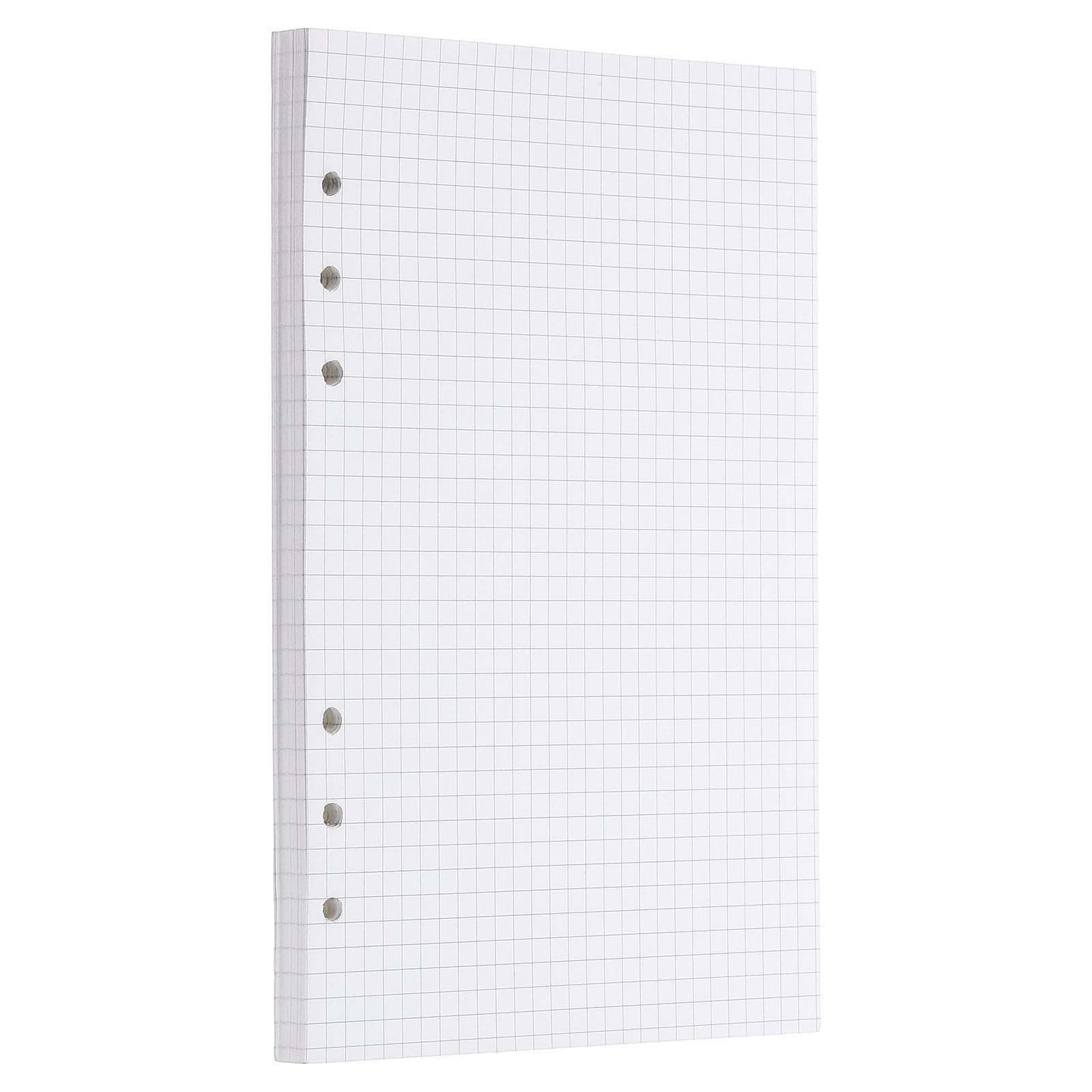 PATIKIL A5 Grid Refill Paper 6-Ring Binder Loose Leaf Planner Filler Paper Planner Inserts, 80 Sheets/160 Pages, Lined
