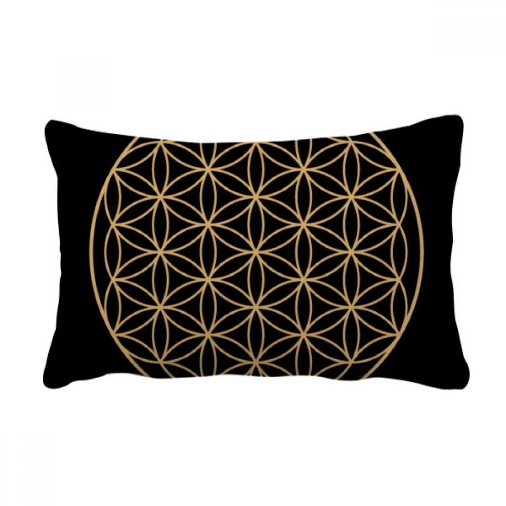 Coussin oreiller lombaire géométrie cercle : l'idée cadeau déco idéale pour la maison