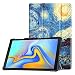 Produktbild Fintie Hülle für Samsung Galaxy Tab A 10.5 2018 - Ultra Schlank Superleicht Schutzhülle Cover Case mit Auto Schlaf/Wach Funktion für Galaxy Tab A SM-T590/T595 10.5 Zoll Tablet-PC, Sternennacht