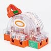 YXQ Double Pole Knife Switch Copper Plated 63A Electric Brake Safety DPST Switch for Industrial Appliances,Clear