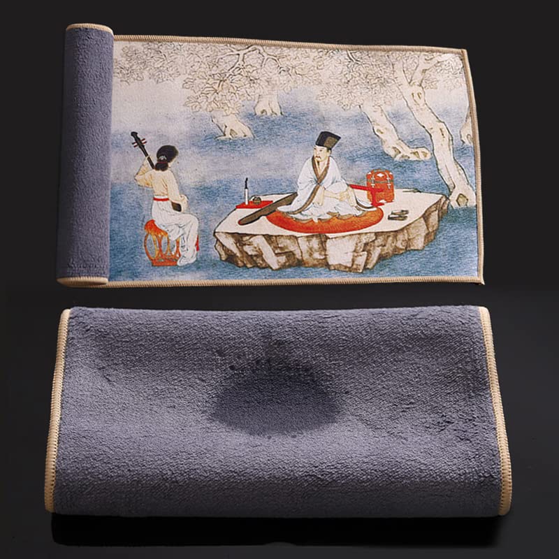 Hemoton 2 Stks Kung Fu Theedoek Chinese Absorberende Theedoek Zen Thee Mat Thee Gebruiksvoorwerp Keuken Handdoeken Thee Servet Handdoek Theedoek Voor Gongfu Thee Accessoire