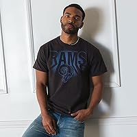 Vista 3 de Junk Food Clothing x NFL - Team Spotlight - Camiseta de manga corta para hombre y mujer, ropa con licencia oficial de la NFL