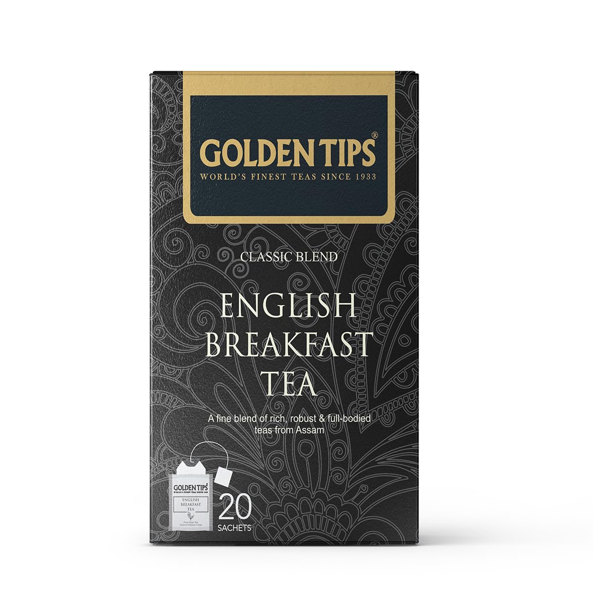 See full amazon price history chart for Golden Tips Classic Blend English Breakfast Tea Bags | 20 Tea Bags | 40 Grams Golden Tips Classic Blend English Breakfast Tea Bags | 20 Tea Bags | 40 Grams (B08H5JV9NY) Amazon Price History, Amazon Price Tracker
