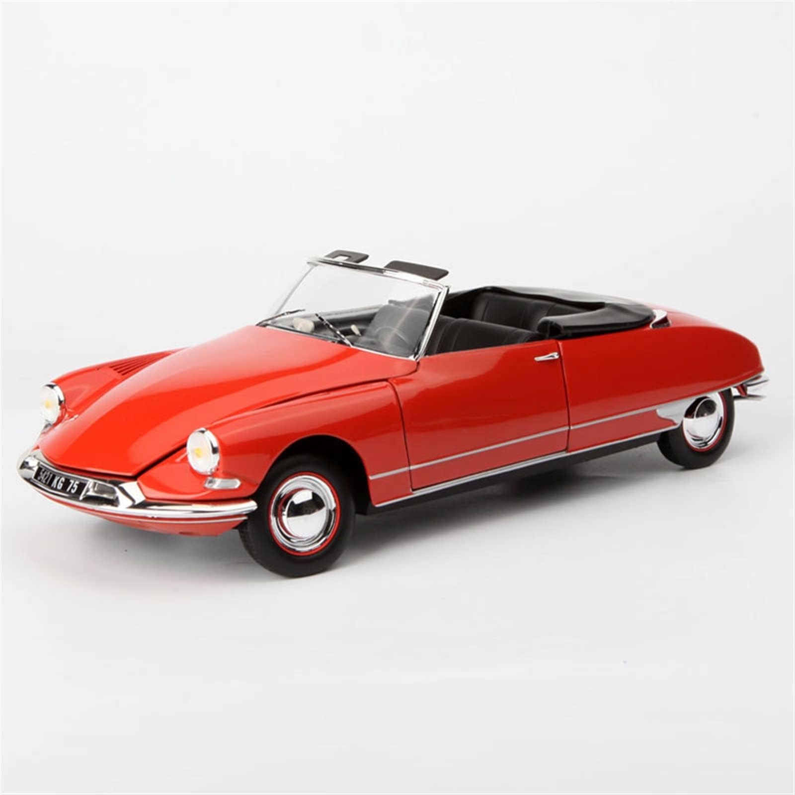 RCESSD scale car model 1:18 For Chevrolet DS19 1961 Convertible Sports Car Alloy Finished Car Die-cast Miniature Model Car collect vehicles