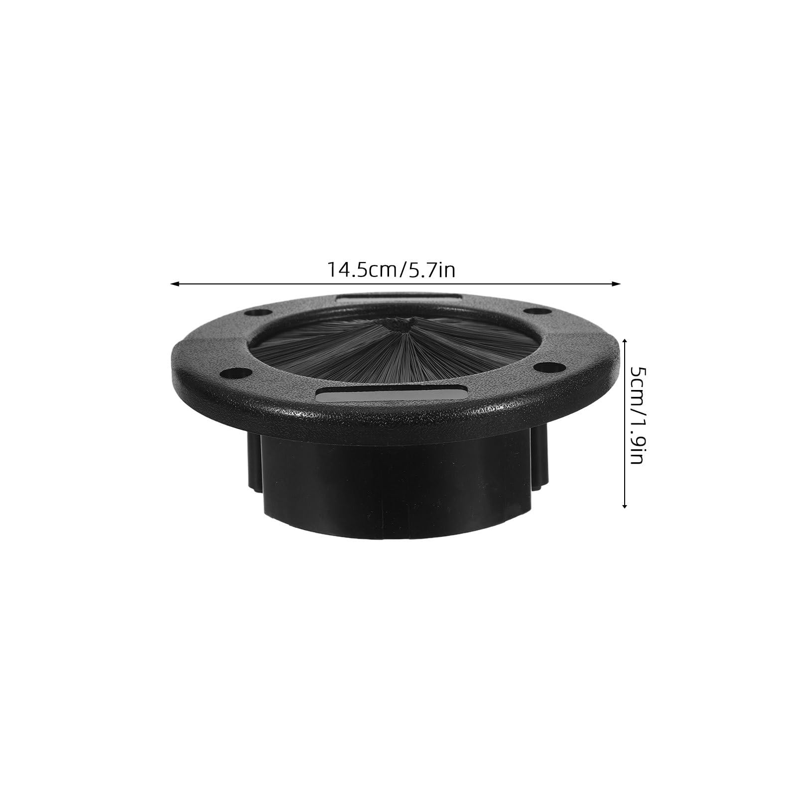 Ipetboom 4 pasacables para suelo elevado - Sello ignífugo - Pasacables antiestático para centros de datos/racks de servidores de 5,7 pulgadas