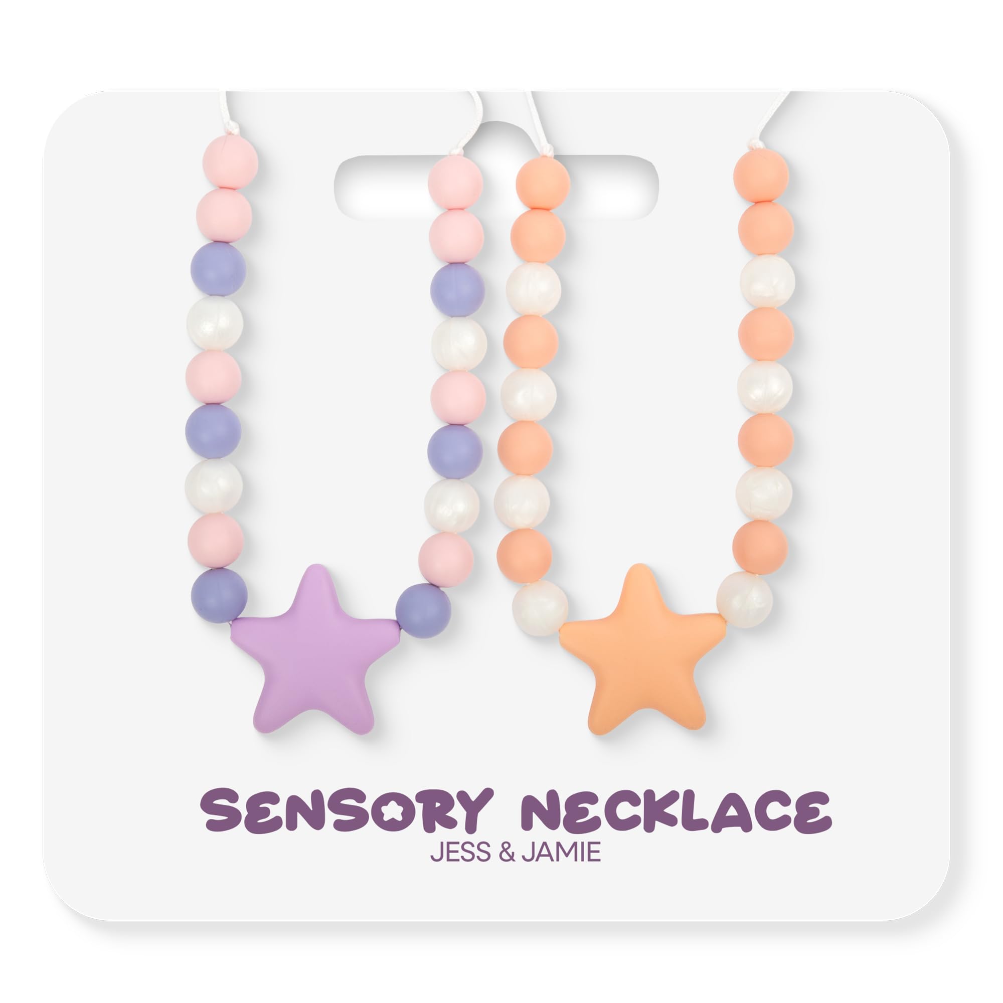 Amazon.com: Sensory Chew Necklaces for Kids – 2 Pack Silicone