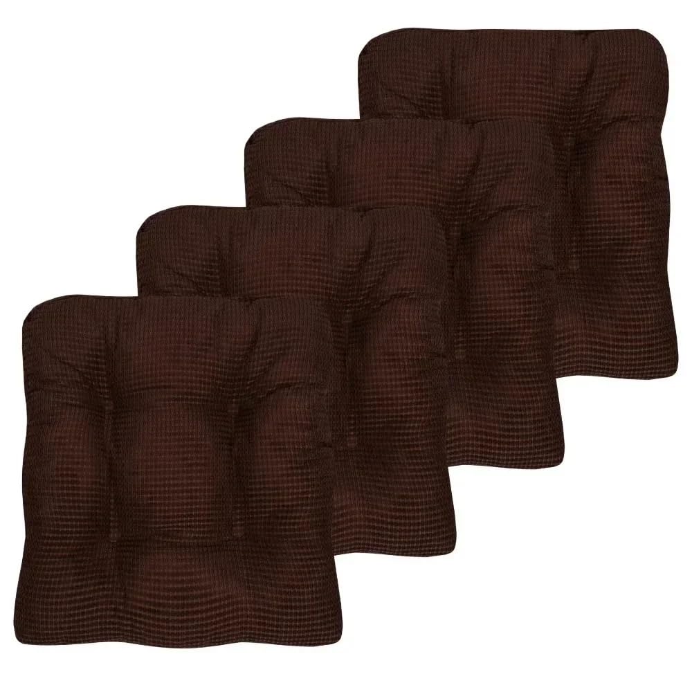 Cojin Antiescaras Paquete de 4 Cojines de Espuma viscoelástica para Silla Cojín para coxis(Charcoal-4)