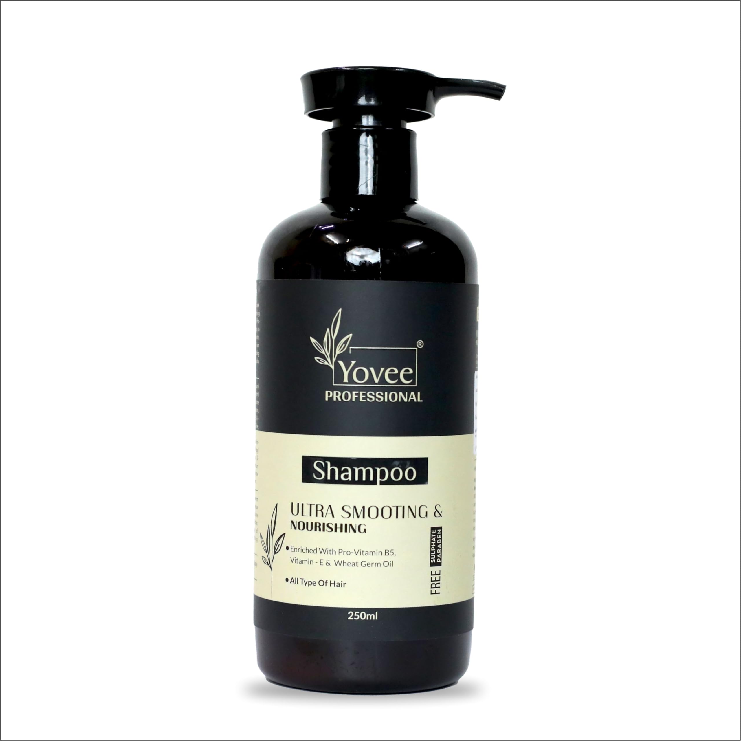 Yovee professionalUltra Nourishing & Smoothing Shampoo | Deep Moisture Formula for Dry, Frizzy Hair | Soft, Shiny & Silky Hair | Sulfate-Free | For Women & Men | Suitable for All Hair Types-picture-44