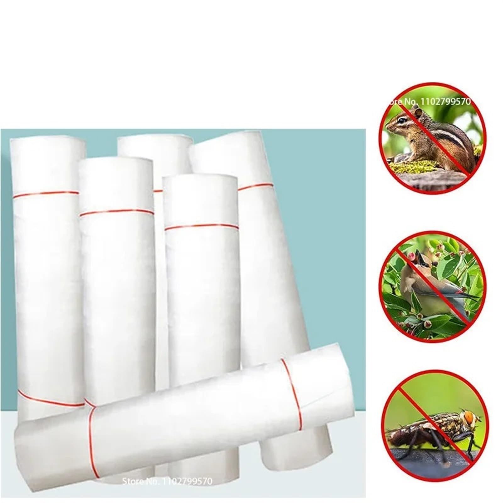 Malla para frutales Red Protectora for árboles frutales, Invernadero, Verduras, jardín, Plantas Vegetales, túnel, Red Fina(4x10m)