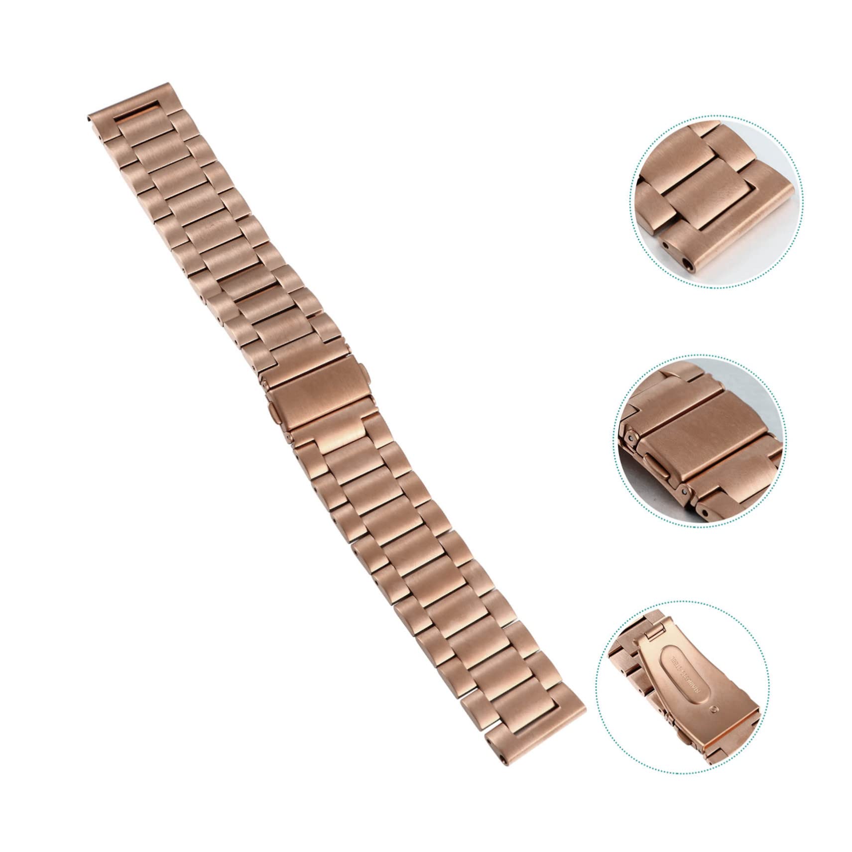 UKCOCO 2 Pièces Bracelet Hommes Bracelets En Acier Inoxydable Hommes Smartwatch Bandes s De Montre Libération Montre Bande Femmes
