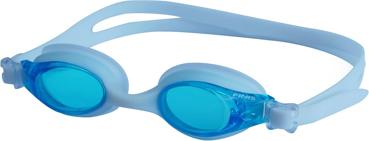 Gafas de natación para niños FINIS FlowGlow - Gafas de piscina que brillan en la oscuridad - Ajuste de silicona suave - Edades 4-12