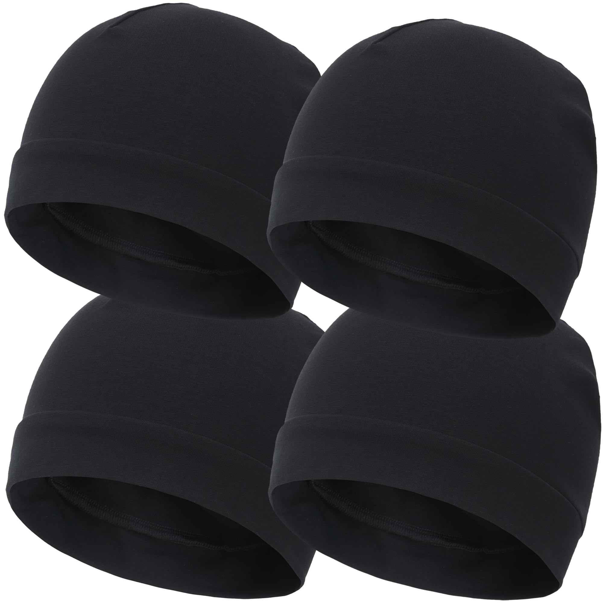 vidsel 100% Cotton Skull Caps Beanie Night Cap Sleep Hats for Men Women