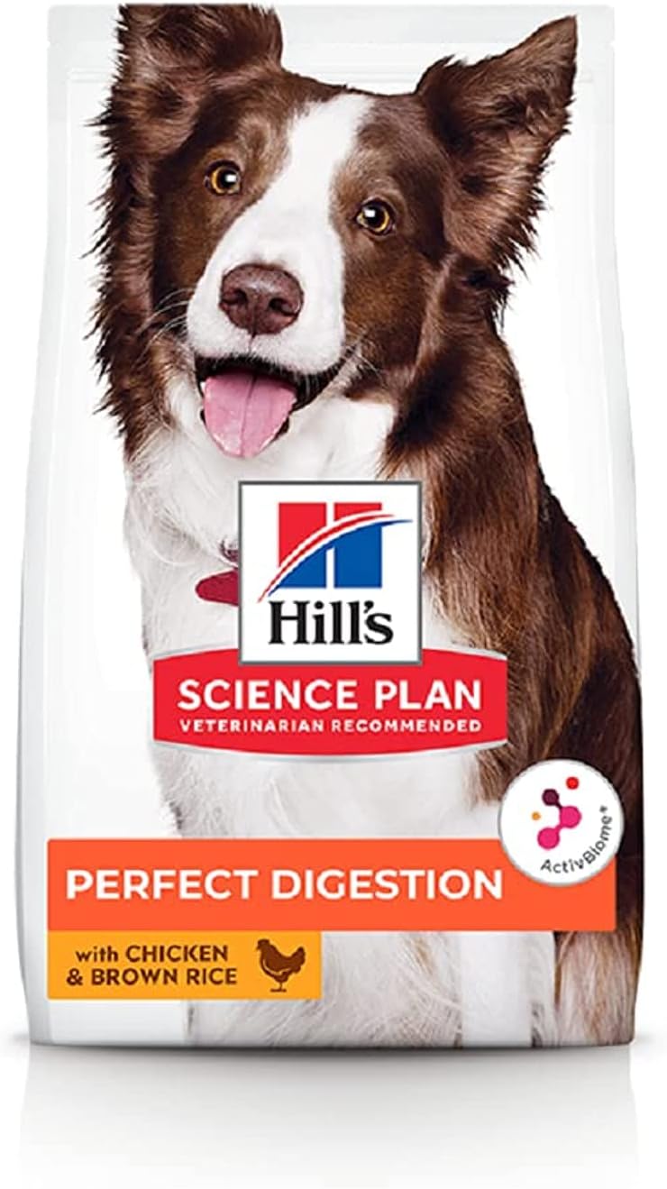 Hill’s Science Plan Perfect Digestion Chicken & Brown Rice Medium Adult Dog Food - 2.5KG