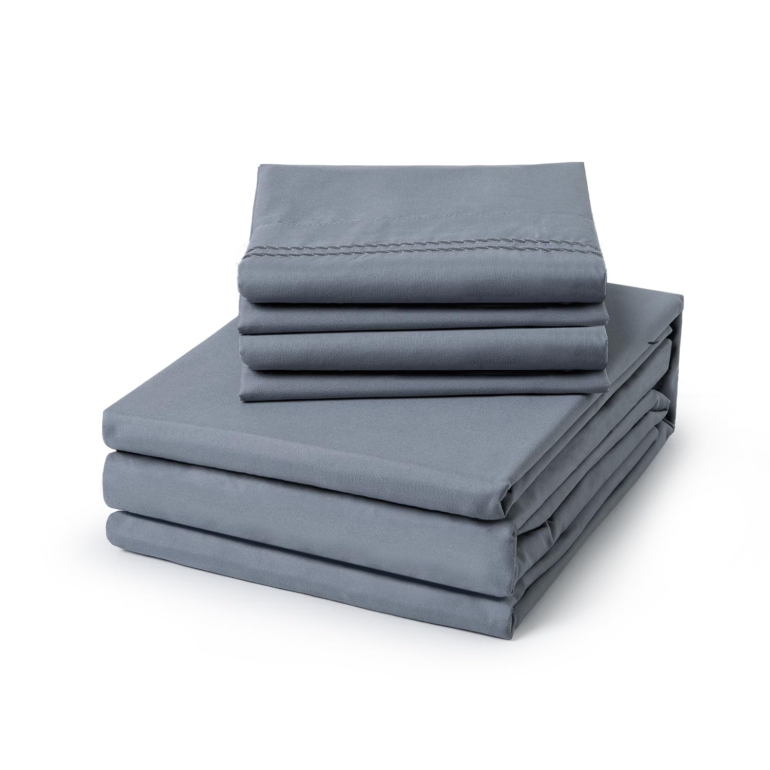 ClevaHome Queen Size Sheet Set - 6 Piece Soft Breathable Luxury Bed Sheet Set - Shrinkage Fade Resistant