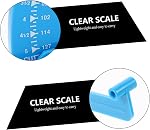 YARNOW 2pcs Lawn Mower Leveling Meter Depth Gauge Handle Adjustable Garden Leveling Tool for Precise Deck Measurements Blue
