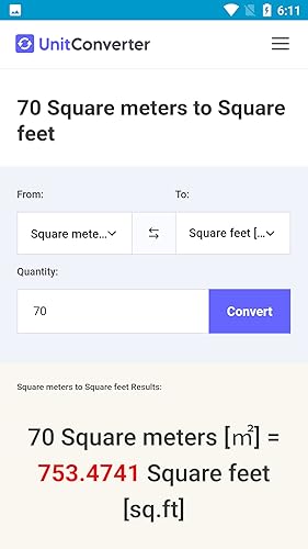 Area converter