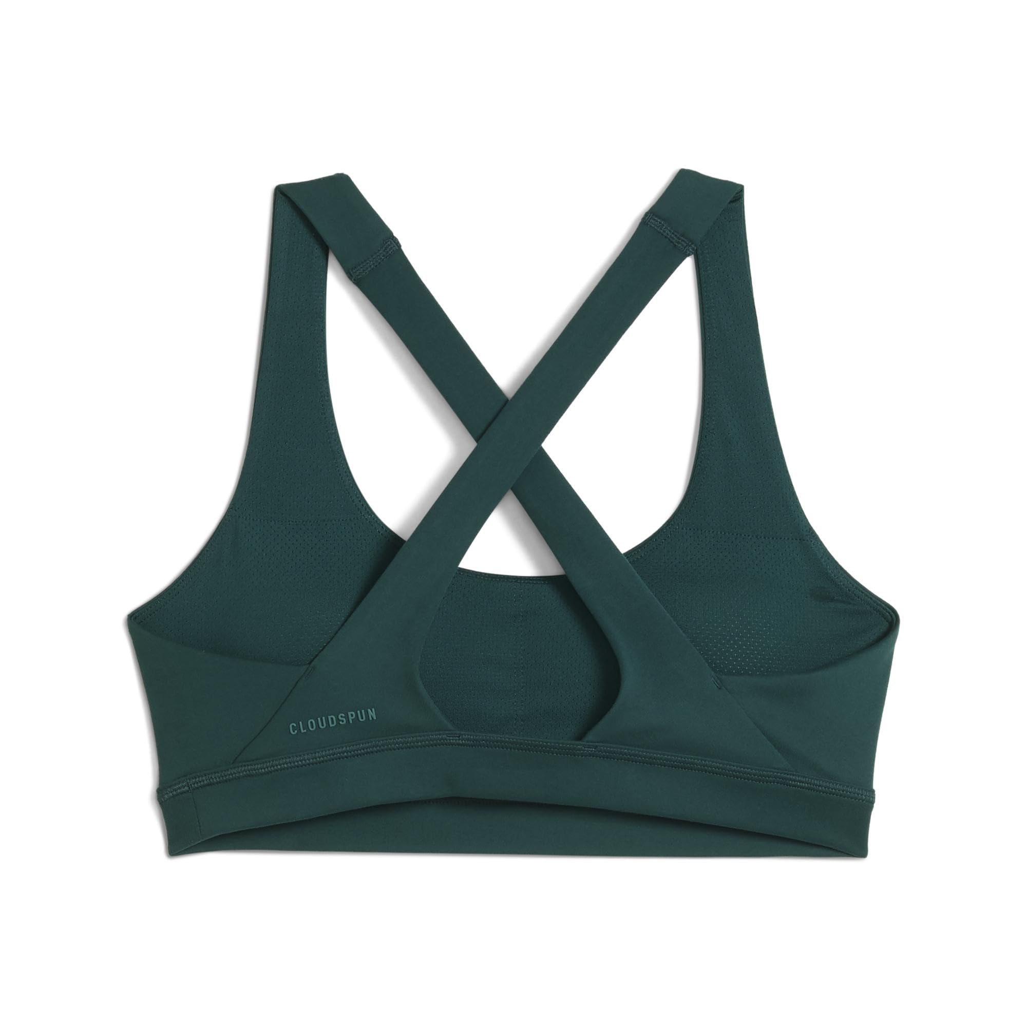 PUMA Damen Cloudspun Bra - Mid BH, Grünes Gelände, M EU – Ansicht 2