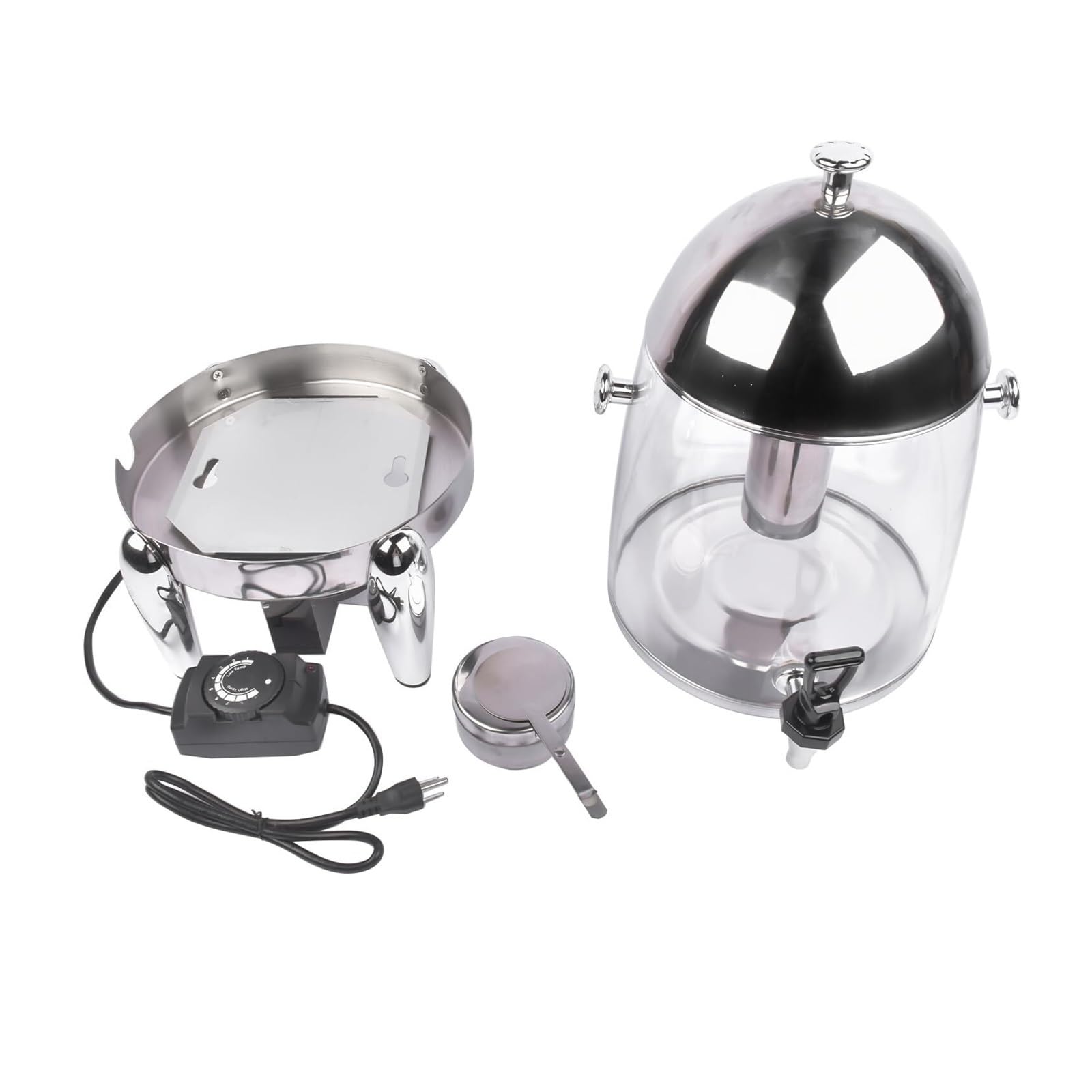 Distributore di Bevande for Piatti di Bevande Calde e Fredde | Distributore di bevande calde Distributori di bevande in acciaio inox for feste(Clear)