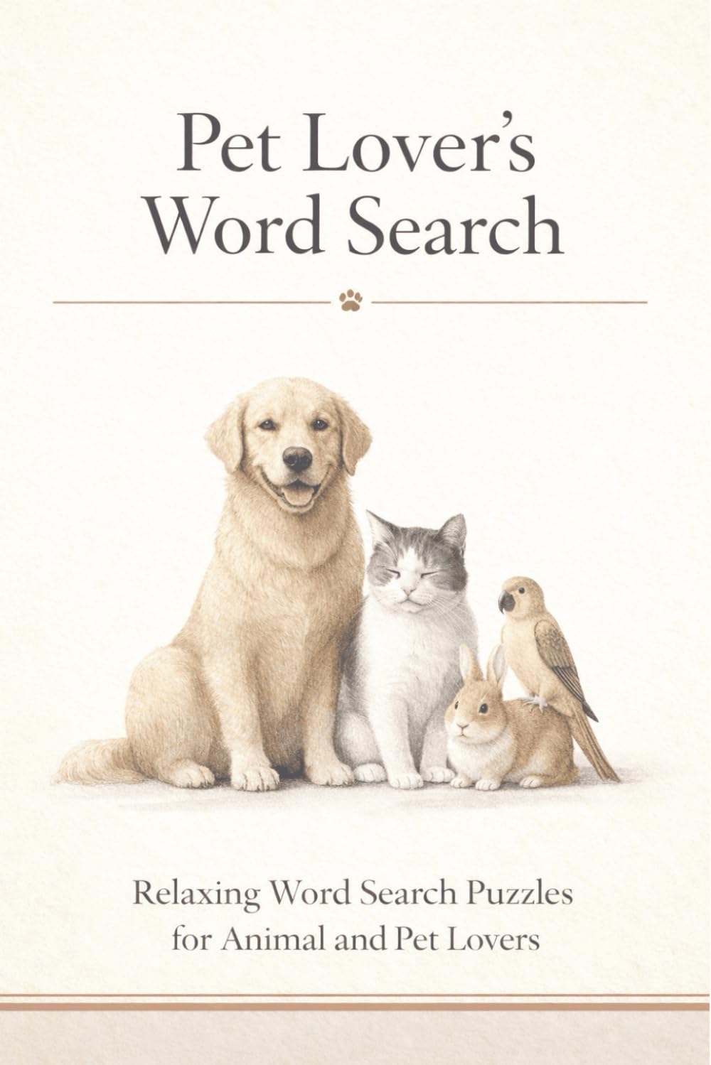 Pet Lover’s Word Search: Relaxing Word Search Puzzles for Animal and Pet Lovers