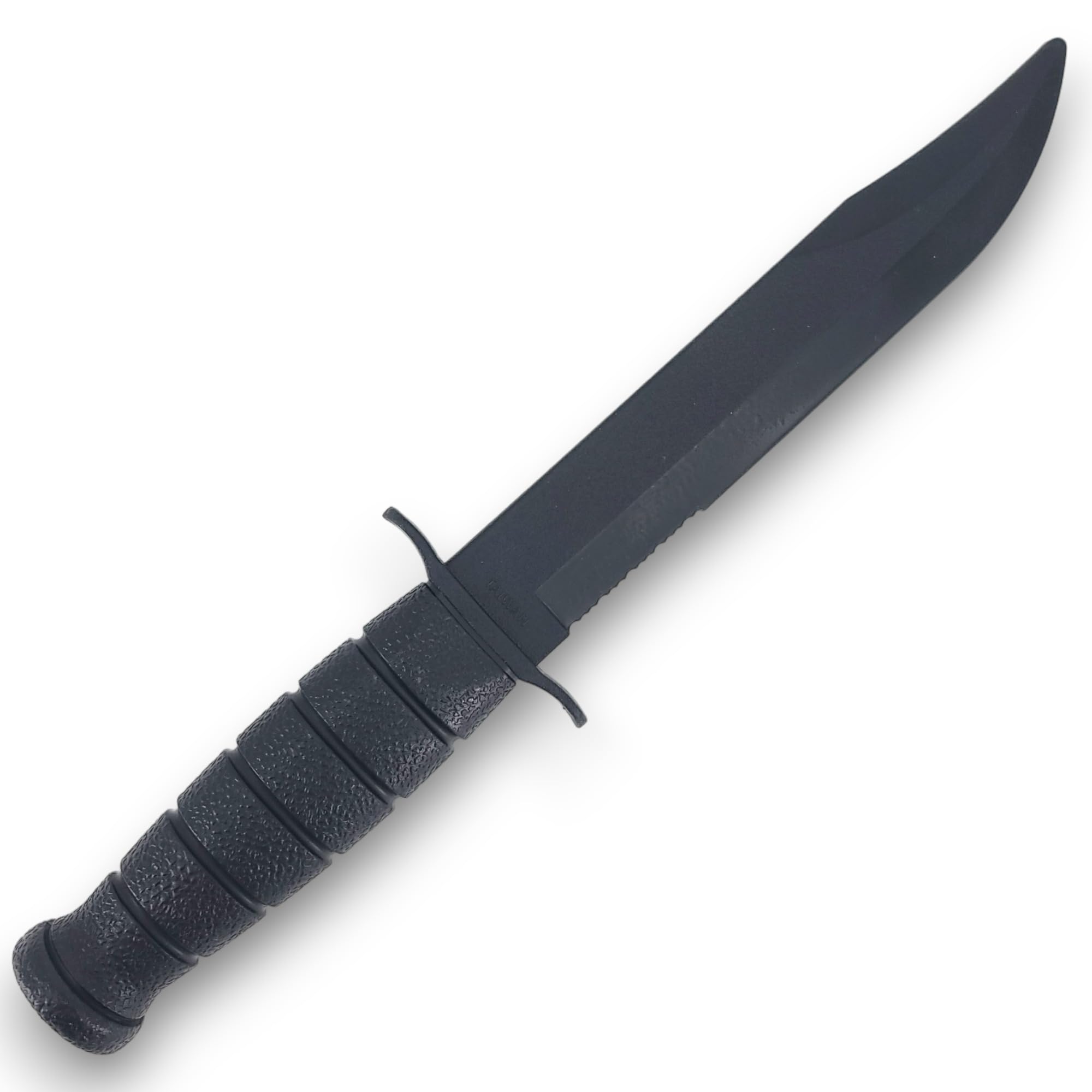 E-BOGU Black Polypropylene Training Tactical Knife (12")