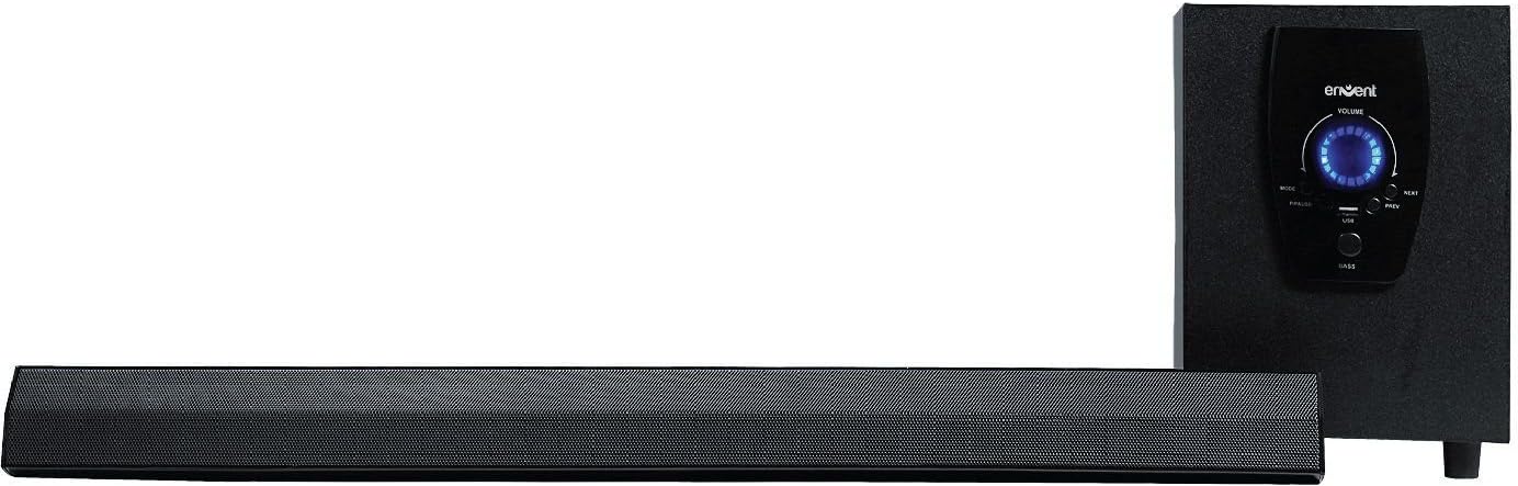 Envent Horizon 504 ET-SPB2504 2.1 Channel Bluetooth Soundbar Speaker (Black)