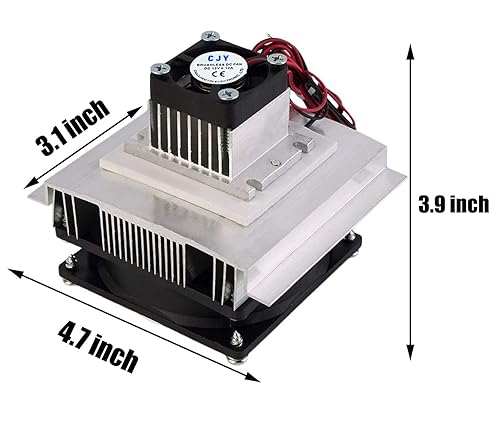 Miniatura 4 de DC 12V DIY Termoeléctrico Peltier Refrigeración Sistema de Refrigeración Kit Semiconductor Enfriador Disipador de Calor Módulo de Conducción