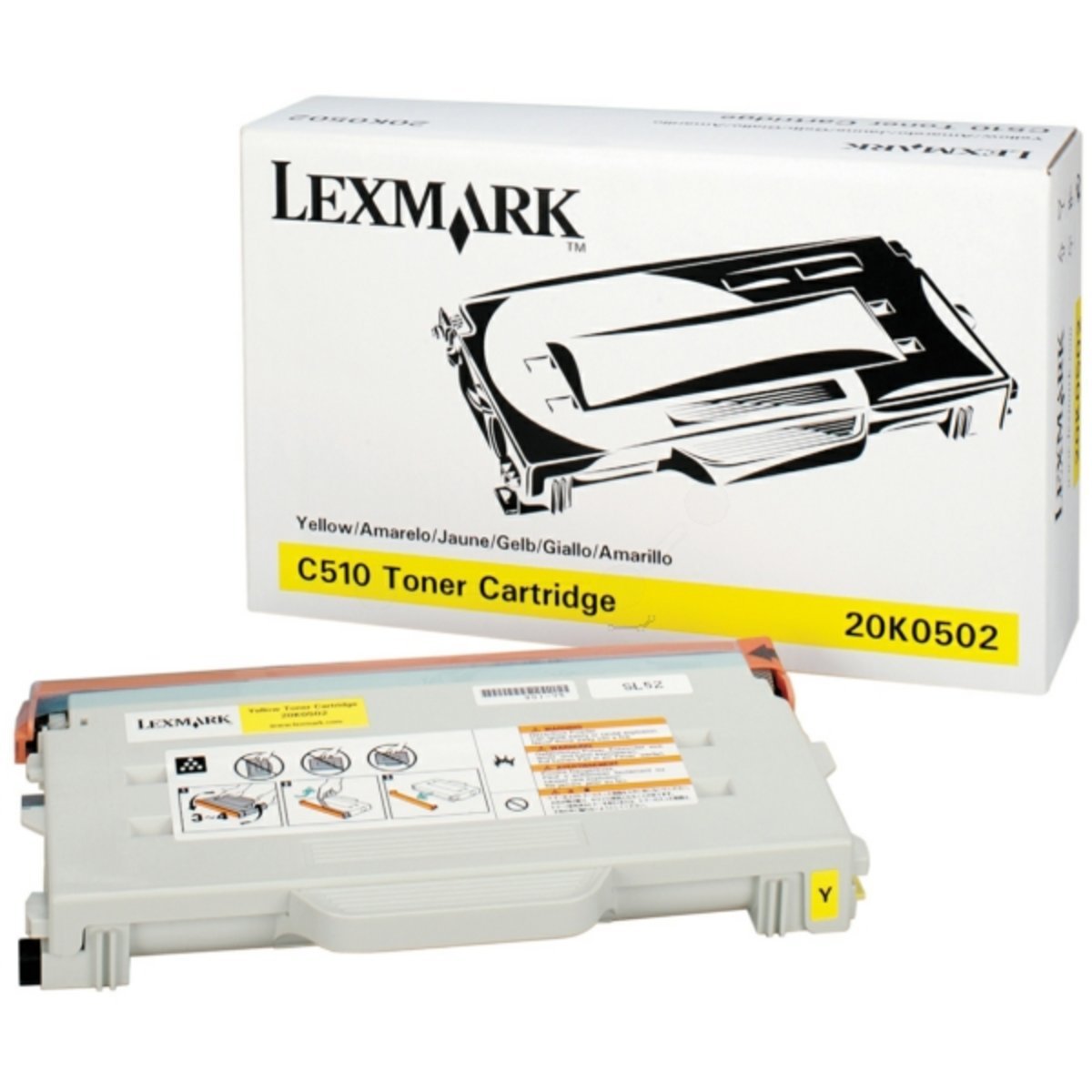 Lexmark C 510 DTN 20K0502 original toner yellow - 4