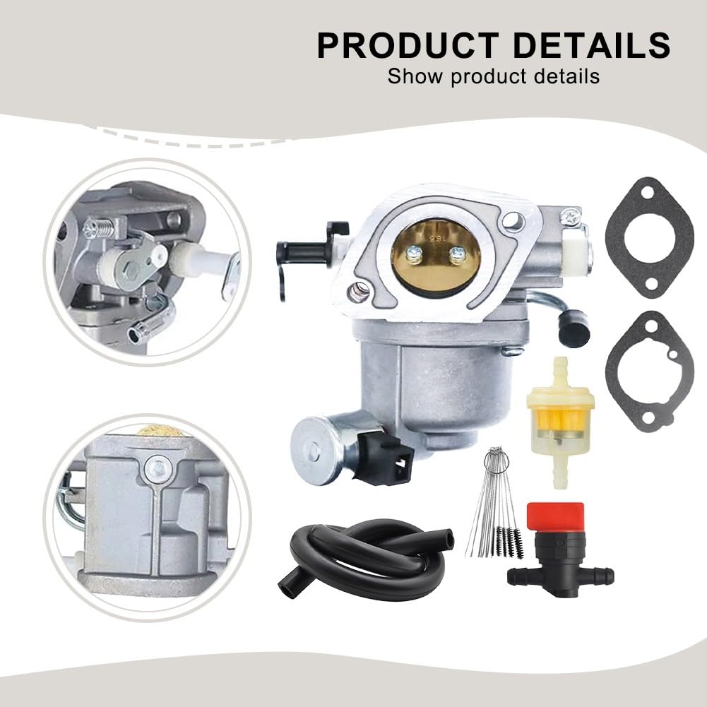 Carburatore, kit carburatore, parti per tosaerba, per 593197, costruzione in metallo, facile da installare, strumento di ricambio