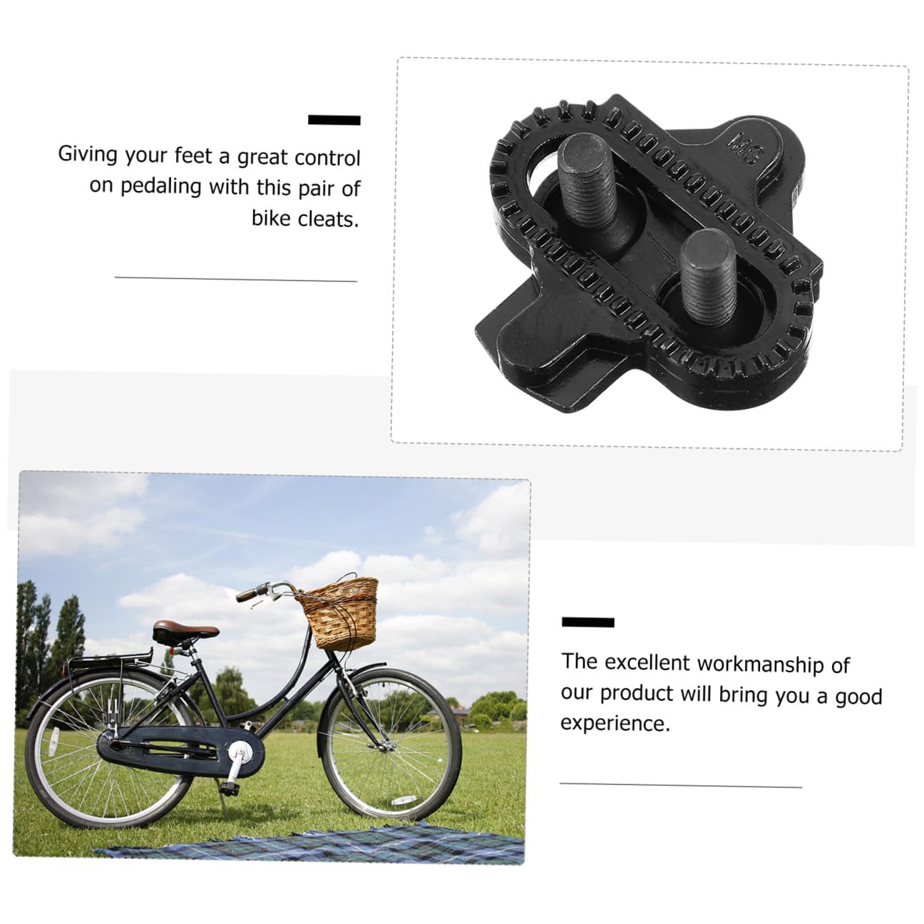 BESPORTBLE 2 Paia Di Tacchetti Per Biciclette Tacchetti Per Bici Stecca Tacchetto Per Mountain Bike Copri Tacchetti Per Bicicletta Calpestabili Pedale Della Bici Tacchetti Per Mtb Tacchetto