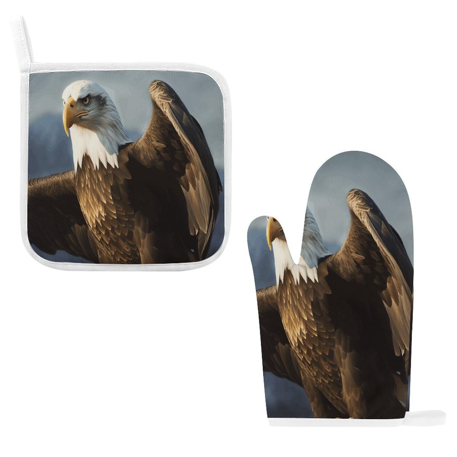 Fodpand Style Eagle Oven Mitts And Pot Holders Sets