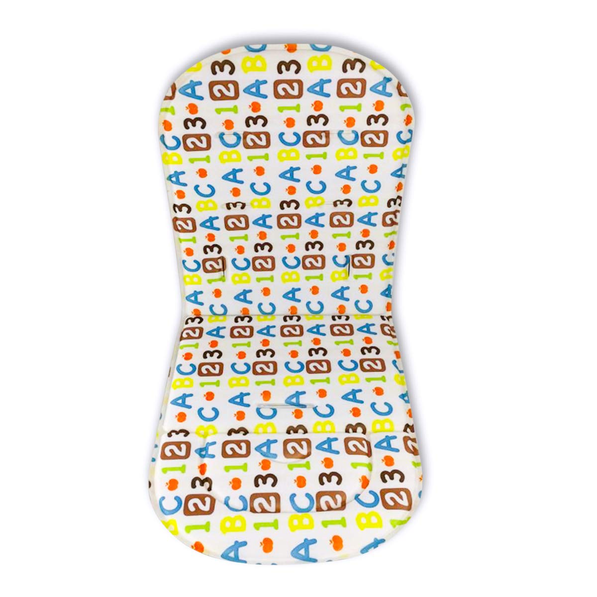 Baby Stroller Cushion Liner Mat Pushchair Pad Car Seat Mat Universal Cover Protector Breathable Soft (Numbers)