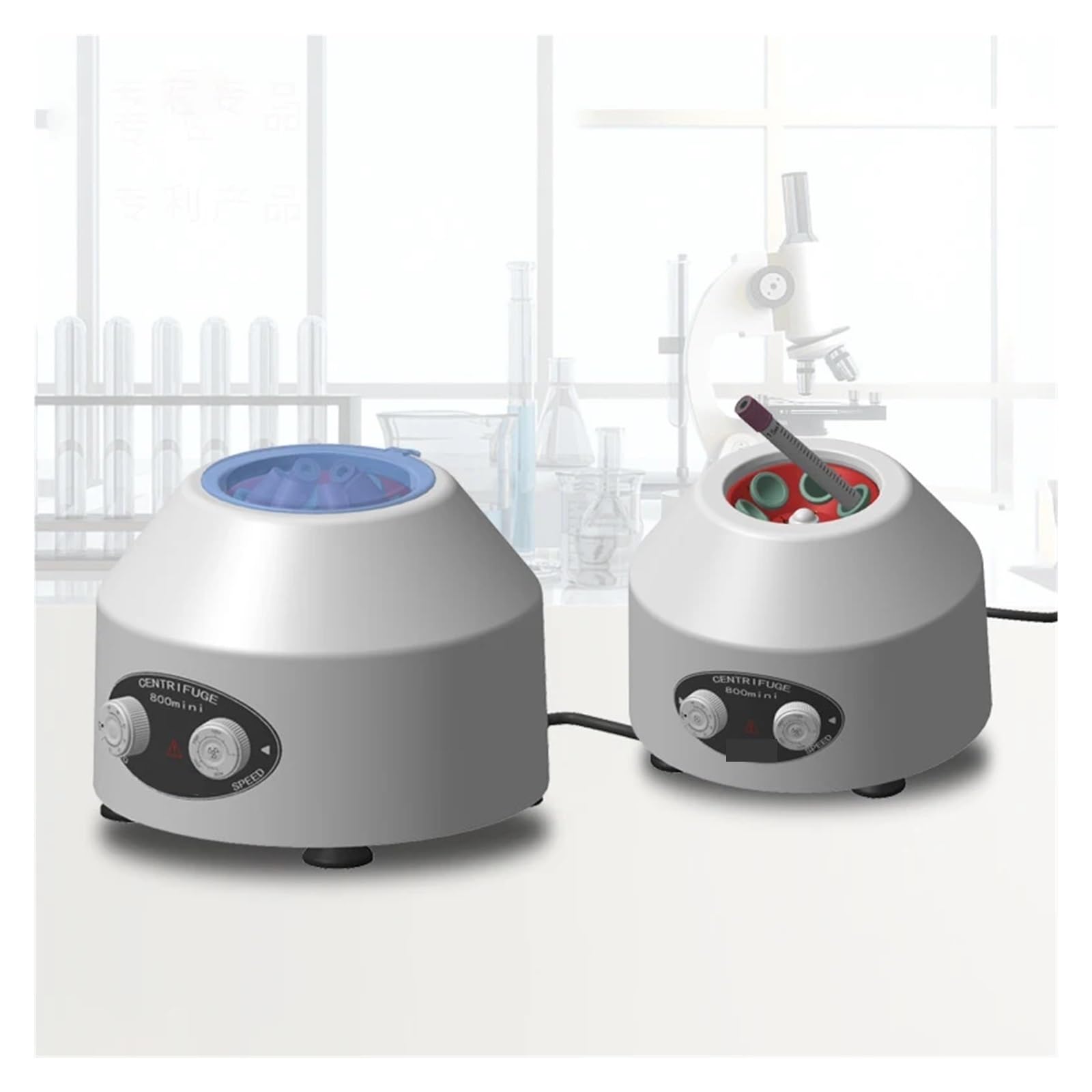 Zentrifuge Desktop-Zentrifuge, Mini-Zentrifugenmaschine, 4000 U/min, 1685 X G, Timing, Medizinische Zentrifuge, Labor-Übungsmaschine Laborgerät