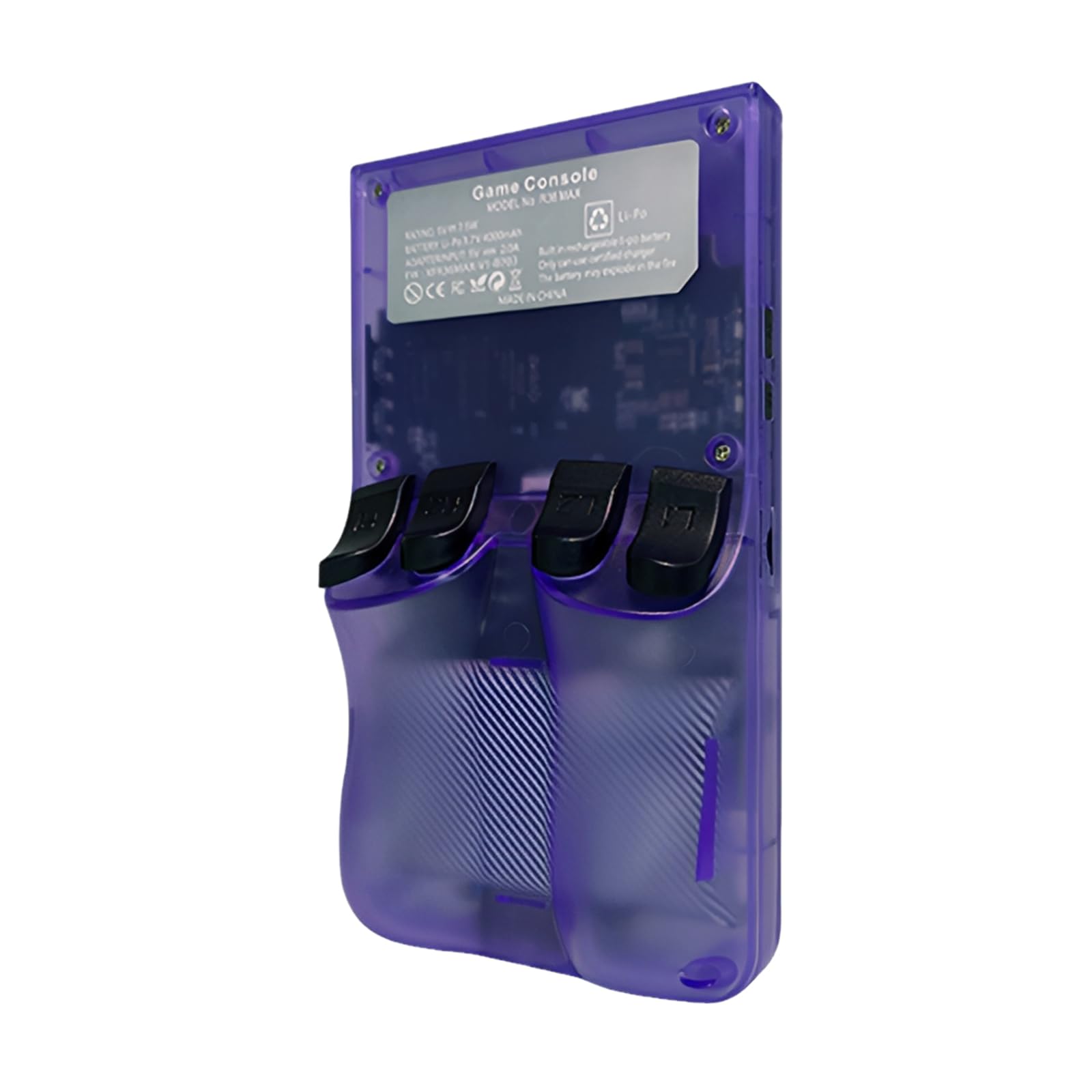 Consola de juegos portátil de 4 pulgadas, pantalla de 128 GB (morado) | Consola de juegos portátil portátil para juegos, entretenimiento, noches familiares y juegos sobre la marcha
