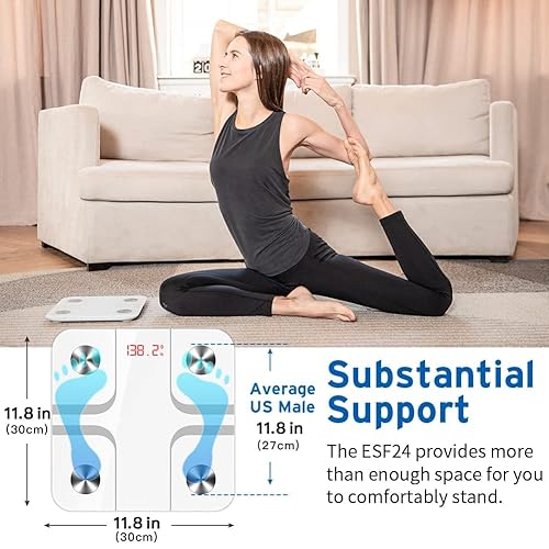 Miniatura 2 de Báscula de baño con grasa corporal Bluetooth báscula de peso digital báscula de peso analizador de composición corporal inalámbrico IMC con báscula