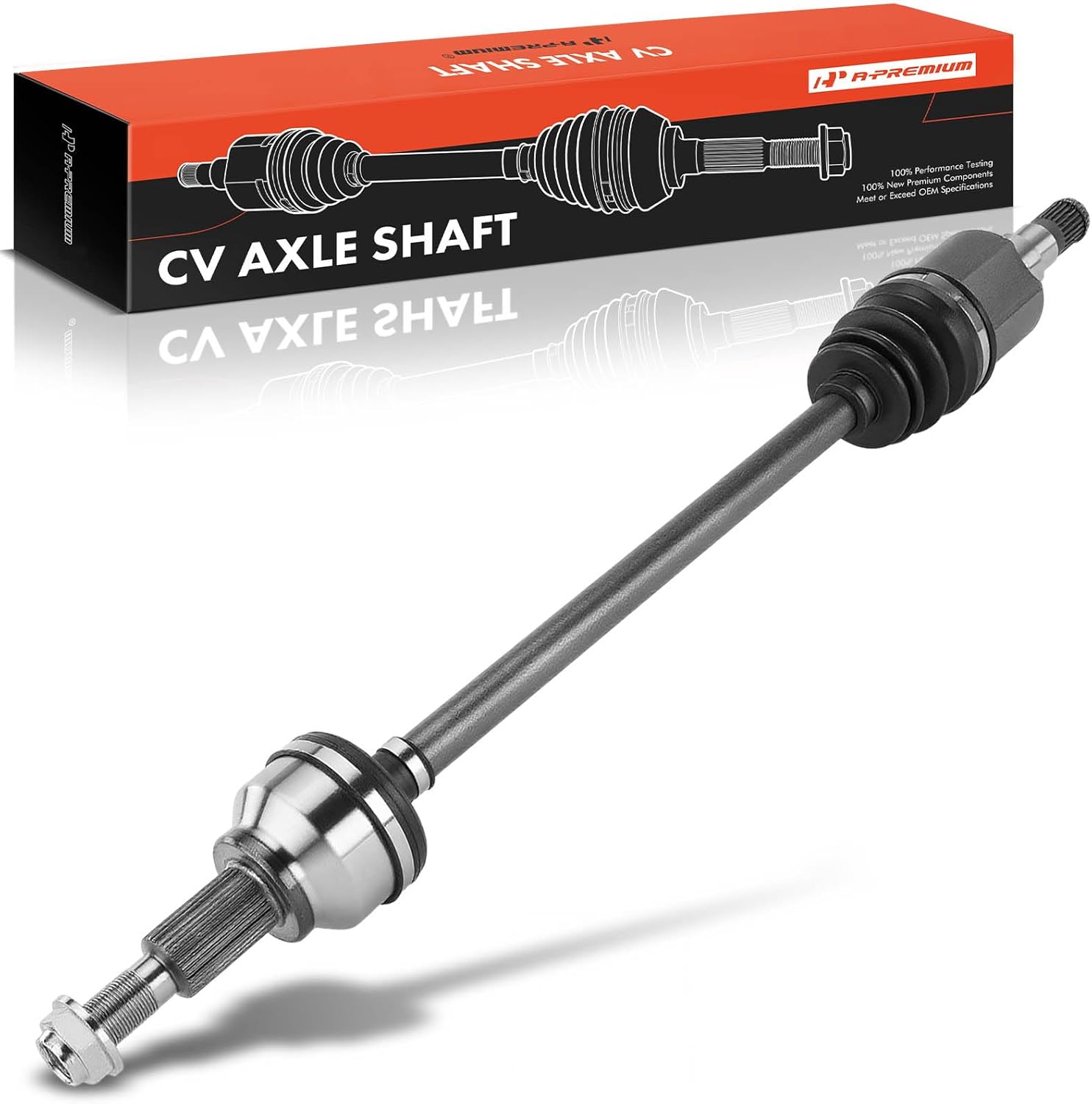 A-Premium CV Axle Shaft Assembly - Compatible with Dodge Journey 2009-2019 V6 3.5L 3.6L, AWD Models Only - Rear Left Driver Side, Replace# 4743819AB, 4743819AC, 17014551
