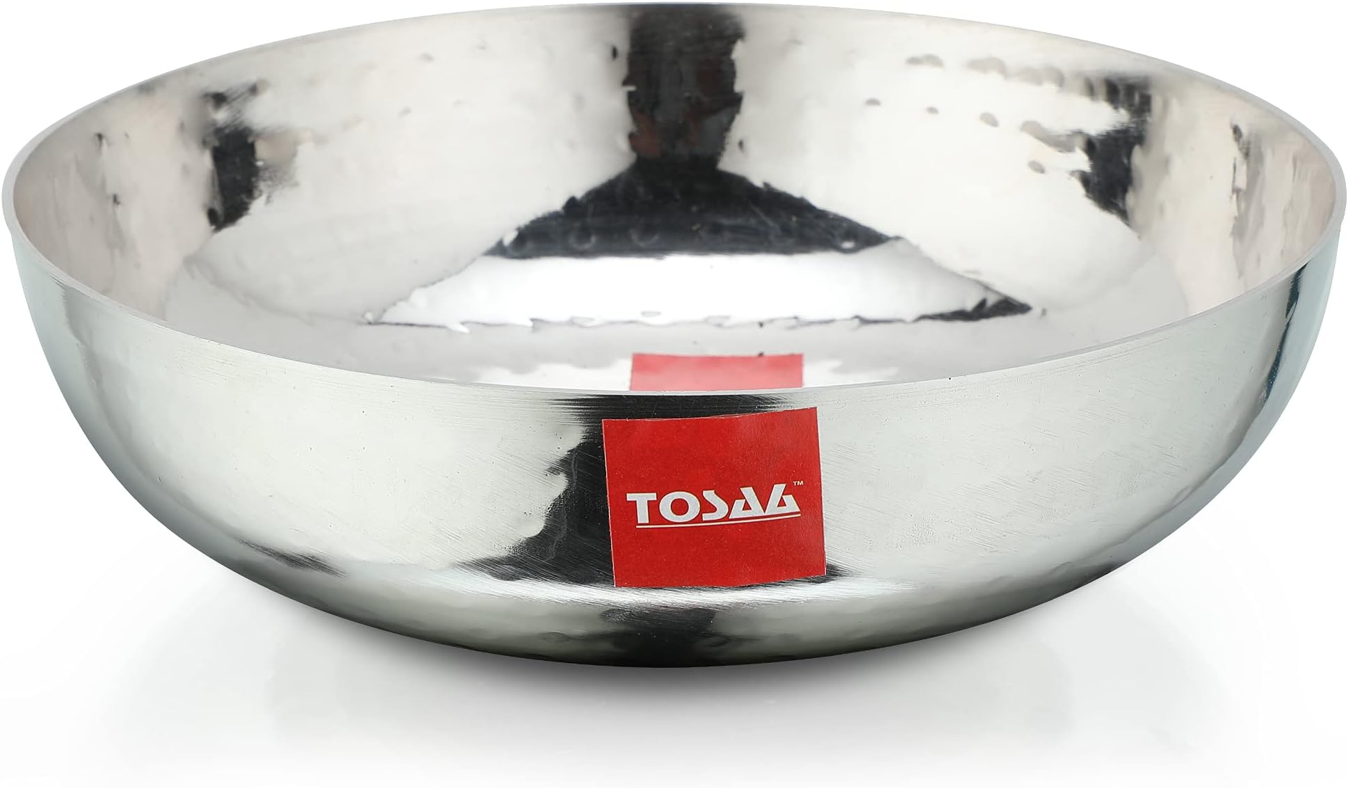 Tosaa Stainless Steel Matahr Tasla Size 12, 25Cm, Silver