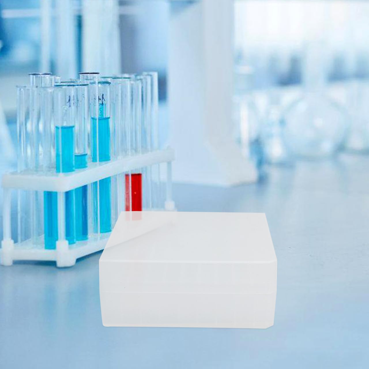 ULTECHNOVO 4stücke Mikrozentrifugenröhren Aufbewahrungsbox Gefrierbox Mit Fächern Für Labor Röhrchenhalter Für Test Mikrozentrifugenröhren Kleiner Röhrchen Lagerbehälter