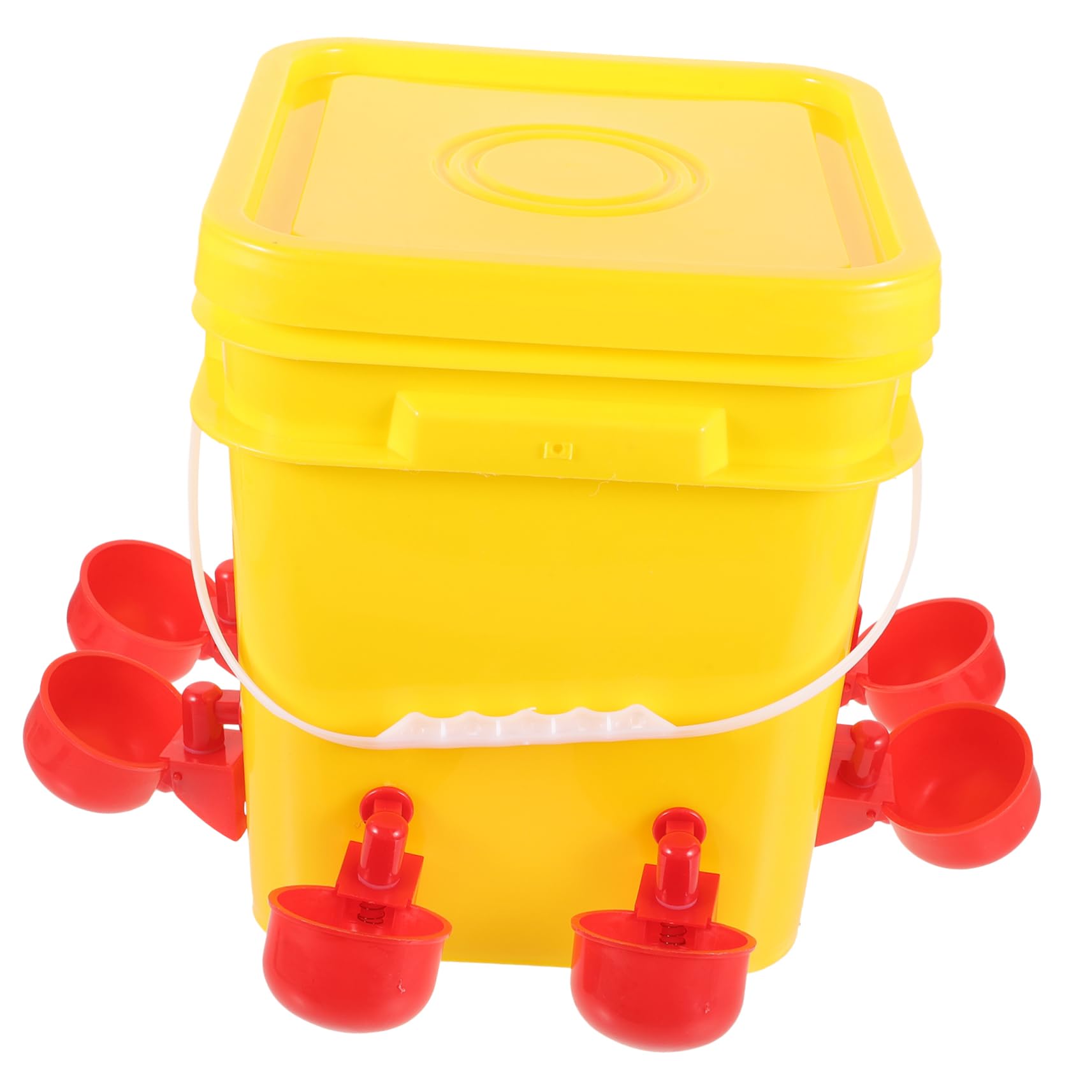Sosoport Mangiatoia Per Pulcini in Contenitore Per Cibo Per Avicoli Portatile Forniture Per Allevamento Per Alimentazione Resistente e Facile Da Pulire