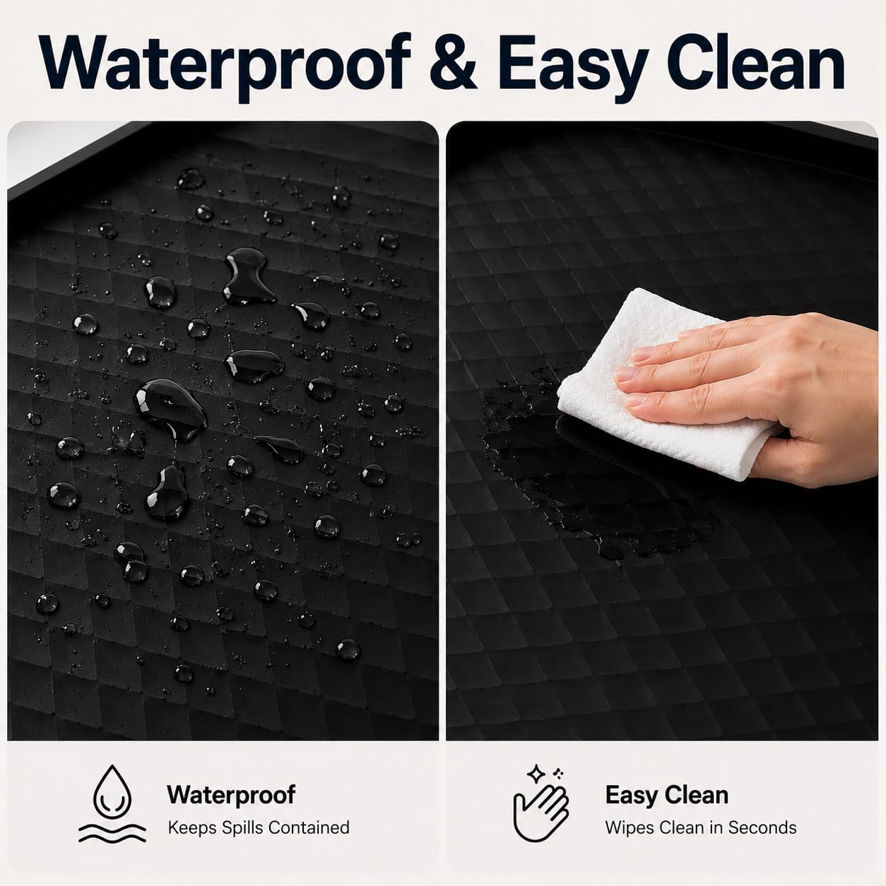Washer & Dryer Top Protector Mat, 2 Pack Large Silicone Cover image 5