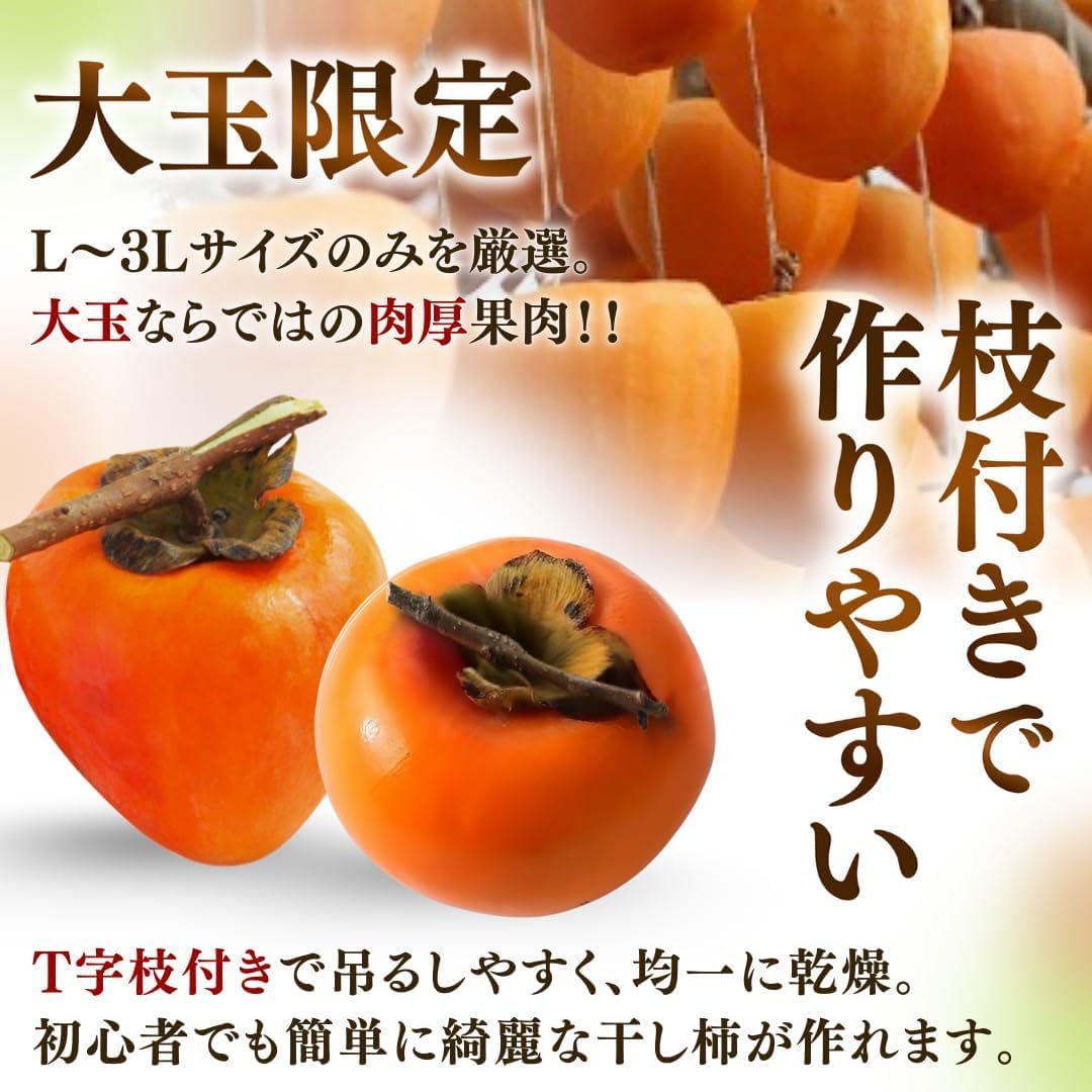 Amazon.co.jp: 柿 かき あたご柿 渋柿 干柿用渋柿 《佐竹果樹園の