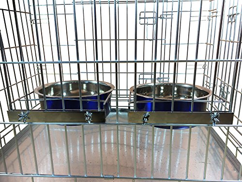 Ellie-BO Hunde-Schalen für Transporter, Käfige oder Zwinger, 1 Paar